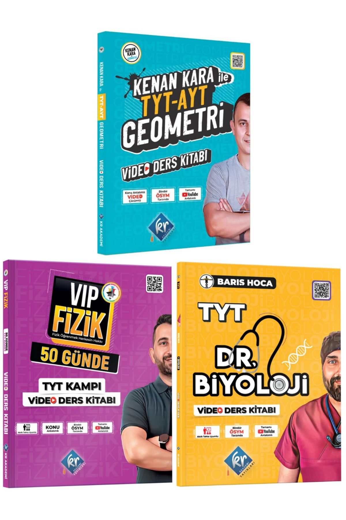 Kenan Kara Tyt Ayt Geometri Vip Fizik Dr. Biyoloji Video Kamp Defteri Seti