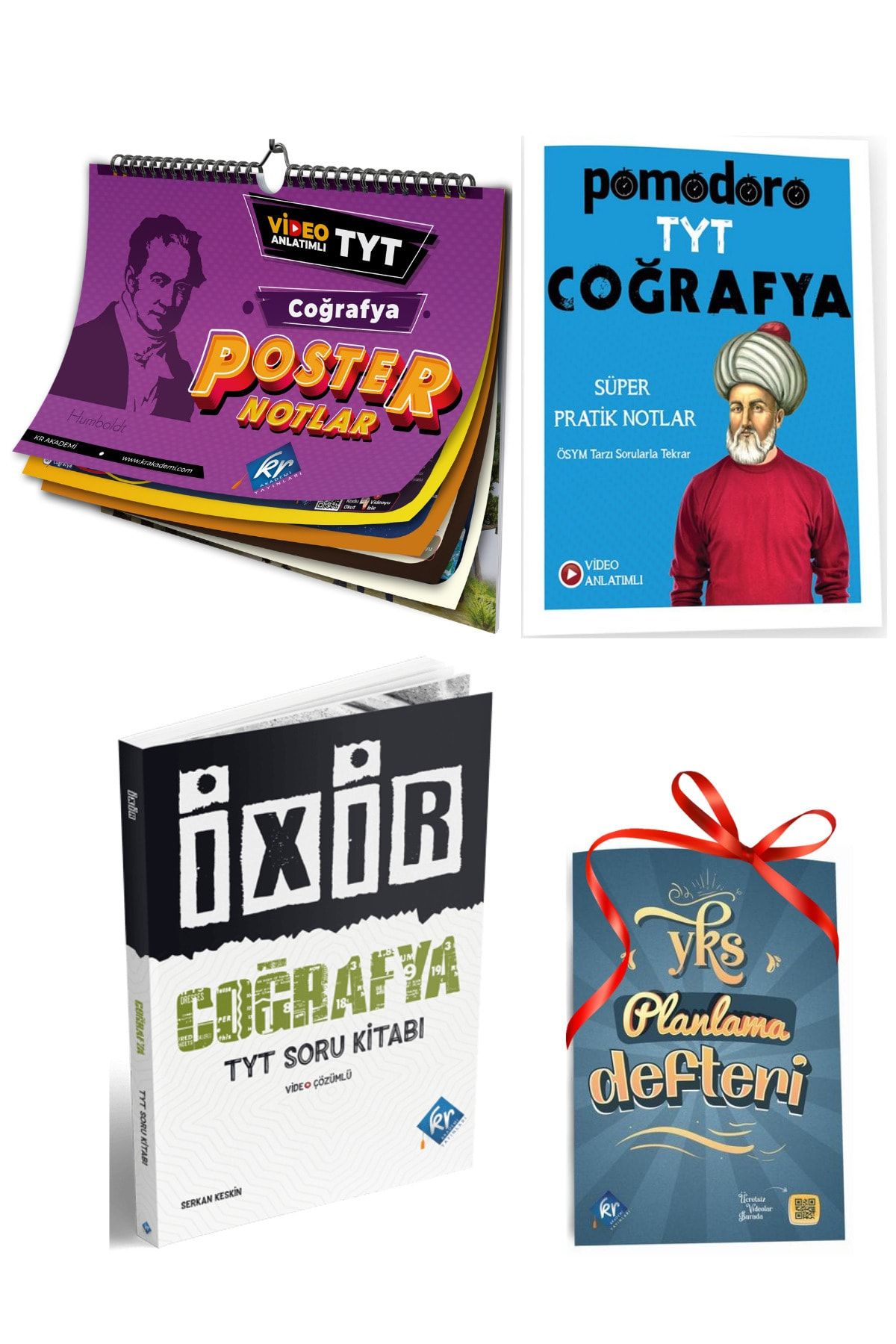 Kr Akademi Tyt Coğrafya Poster Notlar Ixir Soru Bankası Süper Pratik Notlar Ve Yks Planlama