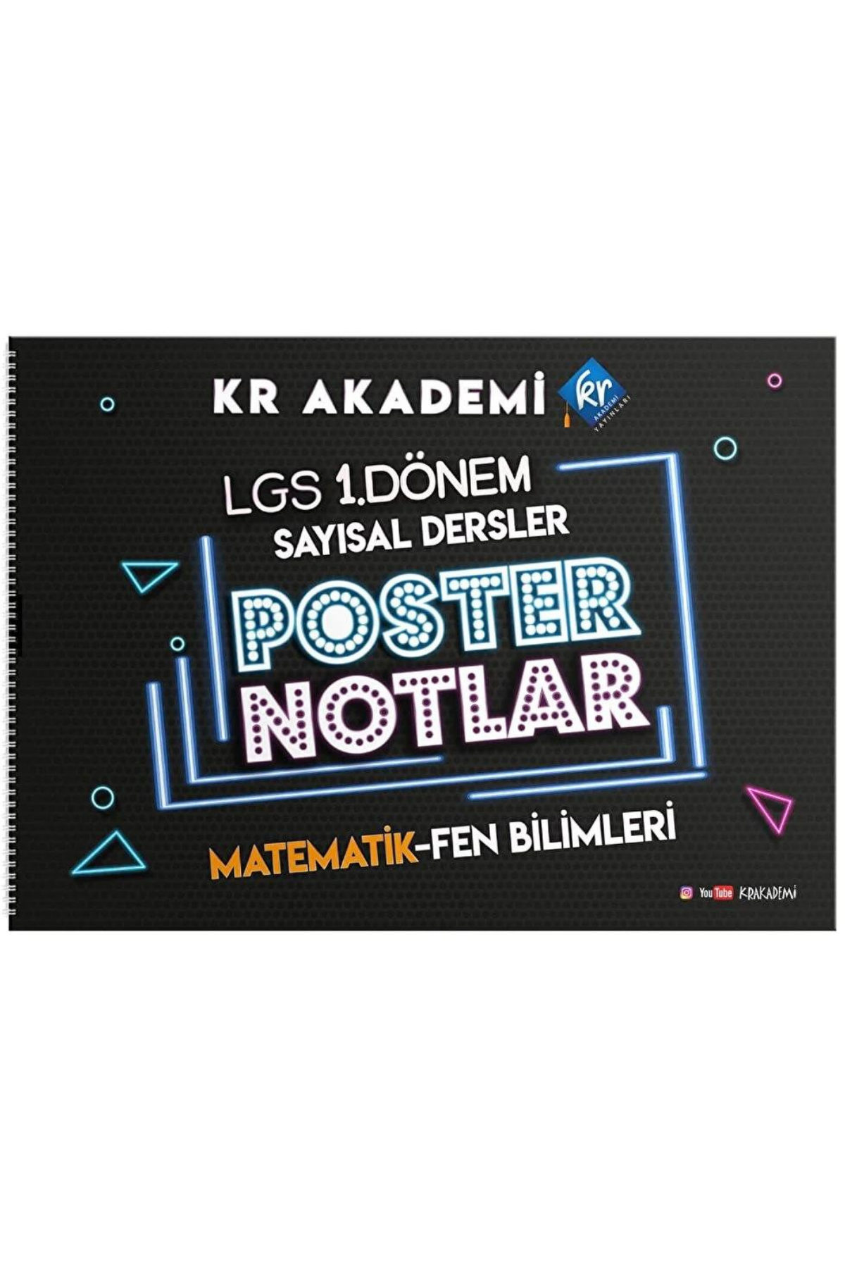 LGS 1. Dönem Sayısal Bölüm Poster Notlar KR Akademi