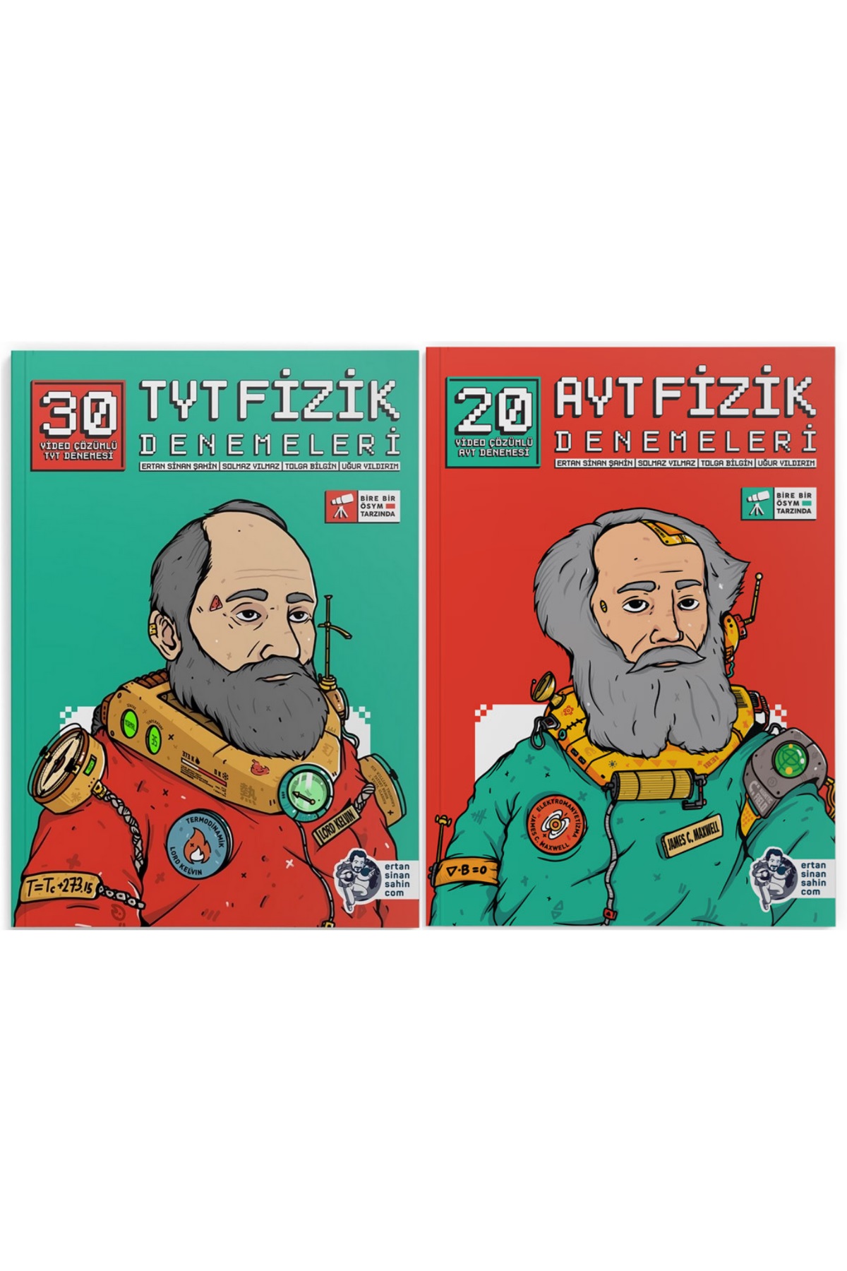 TYT AYT Fizik Denemeleri Ertan Sinan Şahin Video Çözümlü 50 Deneme Seti
