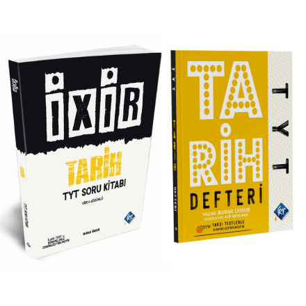 TYT Tarih Konu Anlatım Defteri ve İxir Soru Bankası KR Akademi Yayınları