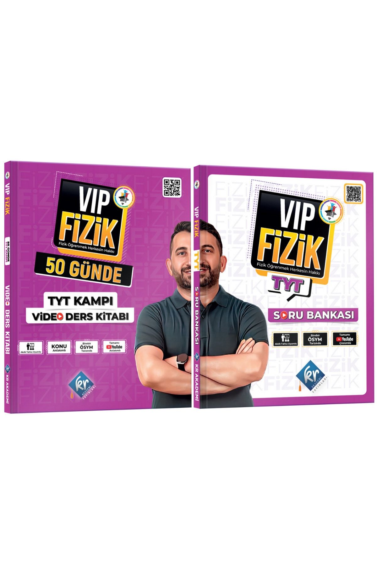 Vip Fizik 50 Günde Tyt Kampı Video Ders Kitabı Ve Tyt Fizik Soru Bankası Seti