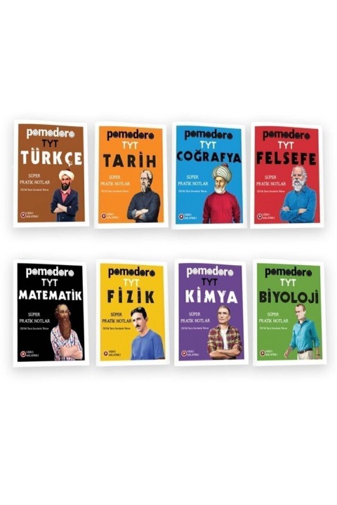 Pomodoro TYT Konu Soru Süper Pratik Notlar Seti