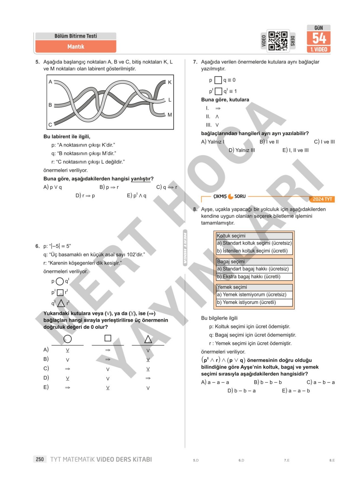 2026 70 Günde TYT Matematik Video Ders Kitabı Mert Hoca 2026 70 Günde TYT Matematik Video Ders Kitabı Mert Hoca