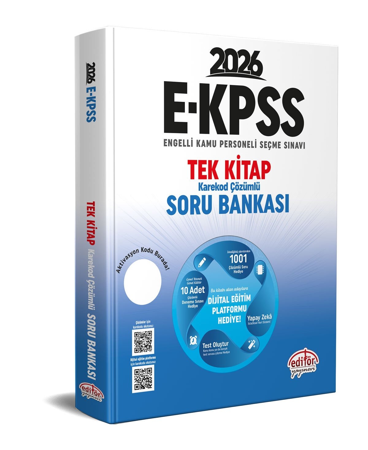 2026 E-KPSS Tek Kitap Soru Bankası Editör Yayınları 2026 E-KPSS Tek Kitap Soru Bankası Editör Yayınları