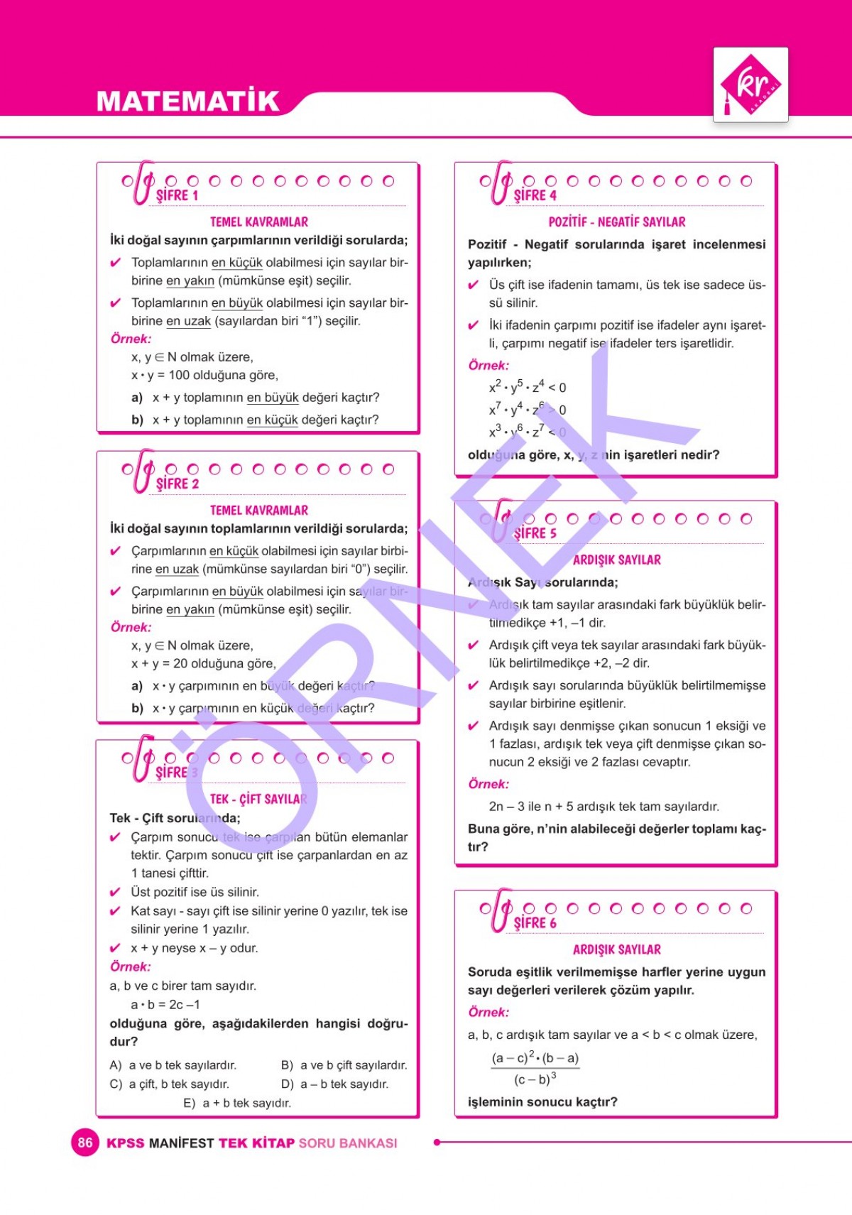 2026 KPSS Genel Yetenek Genel Kültür Manifest Tüm Dersler Tek Kitap Soru Bankası KR Akademi Yayınları