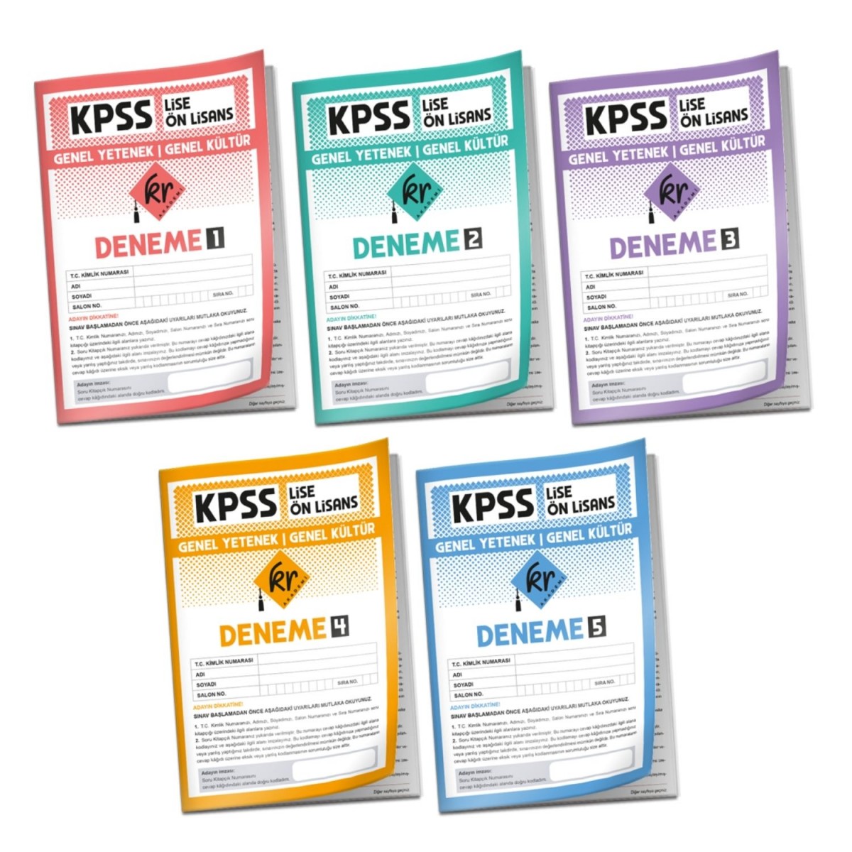 2026 KPSS Lise Ön Lisans Genel Yetenek Genel Kültür 5li Deneme Paketi KR Akademi Yayınları 2026 KPSS Lise Ön Lisans Genel Yetenek Genel Kültür 5li Deneme Paketi KR Akademi Yayınları