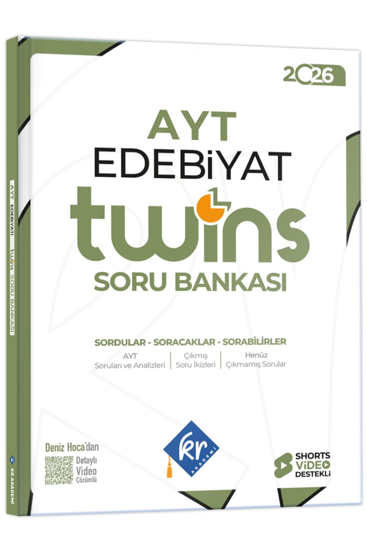 2027 AYT Twins Edebiyat Soru Bankası KR Akademi Yayınları