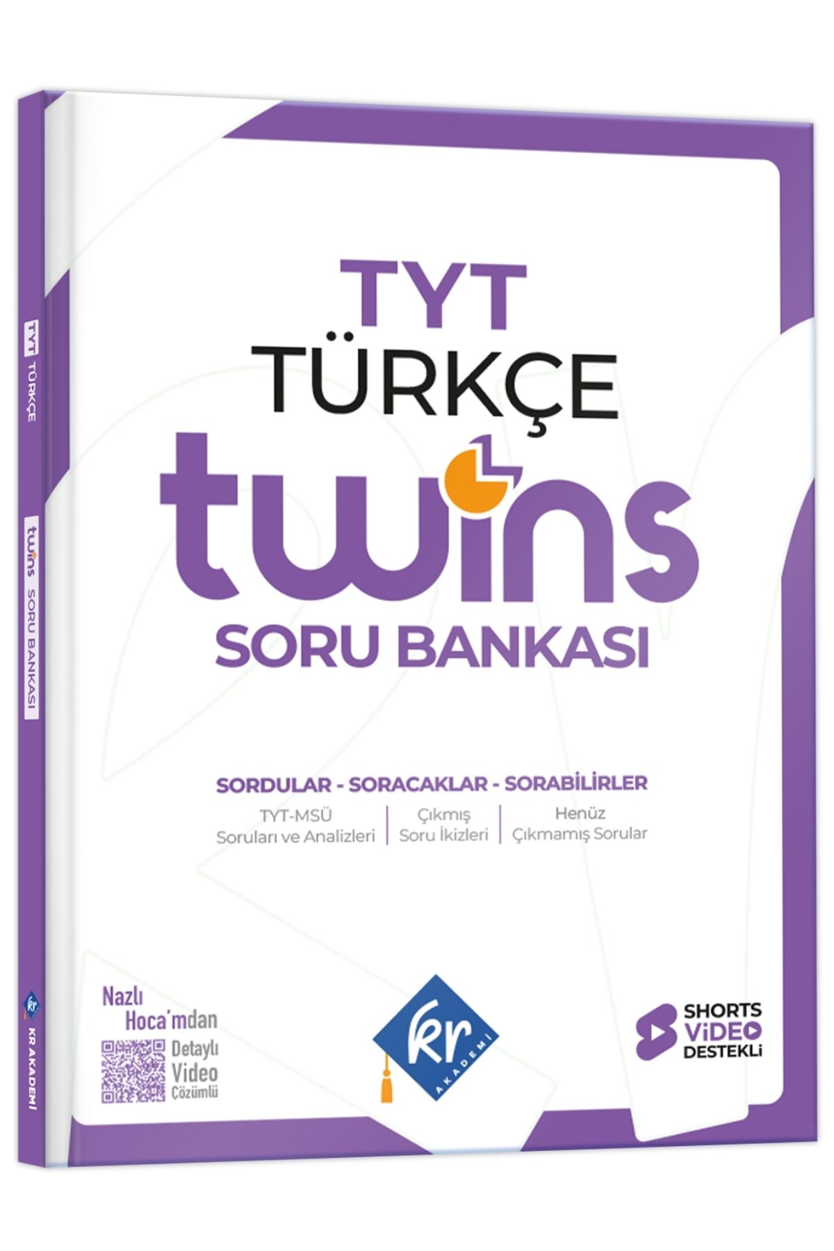2027 TYT Twins Türkçe Soru Bankası KR Akademi Yayınları
