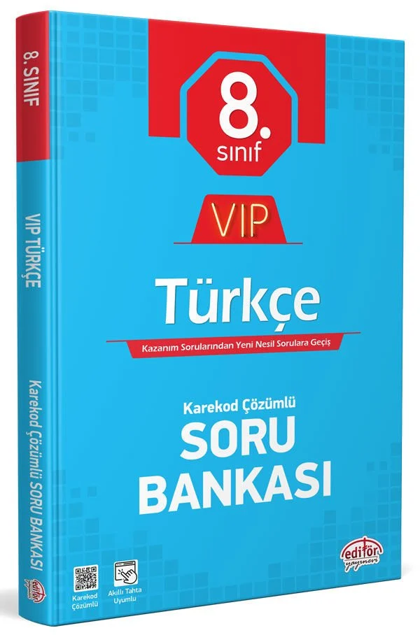 8. Sınıf VIP Türkçe Soru Bankası Editör Yayınları