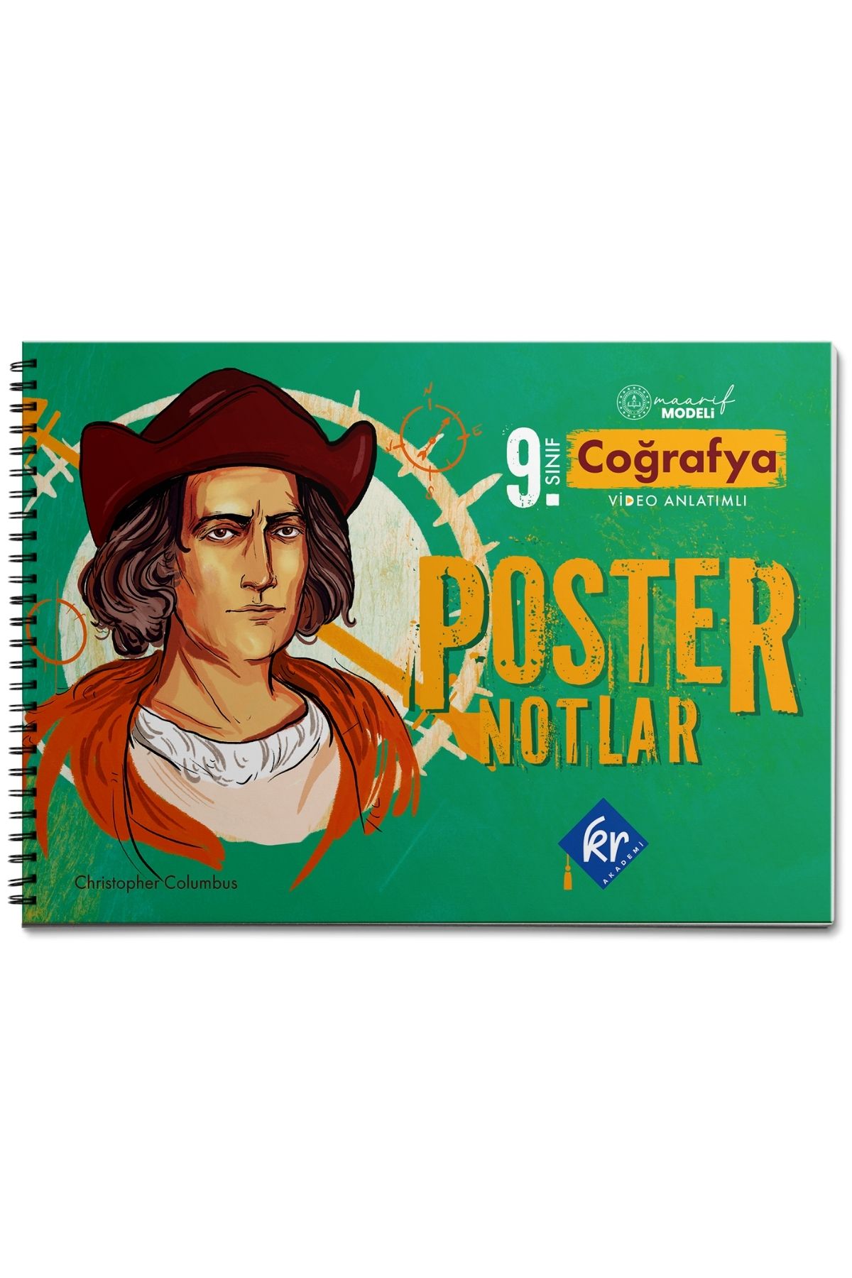 9. Sınıf Maarif Modeli Coğrafya Poster Notlar KR Akademi Yayınları