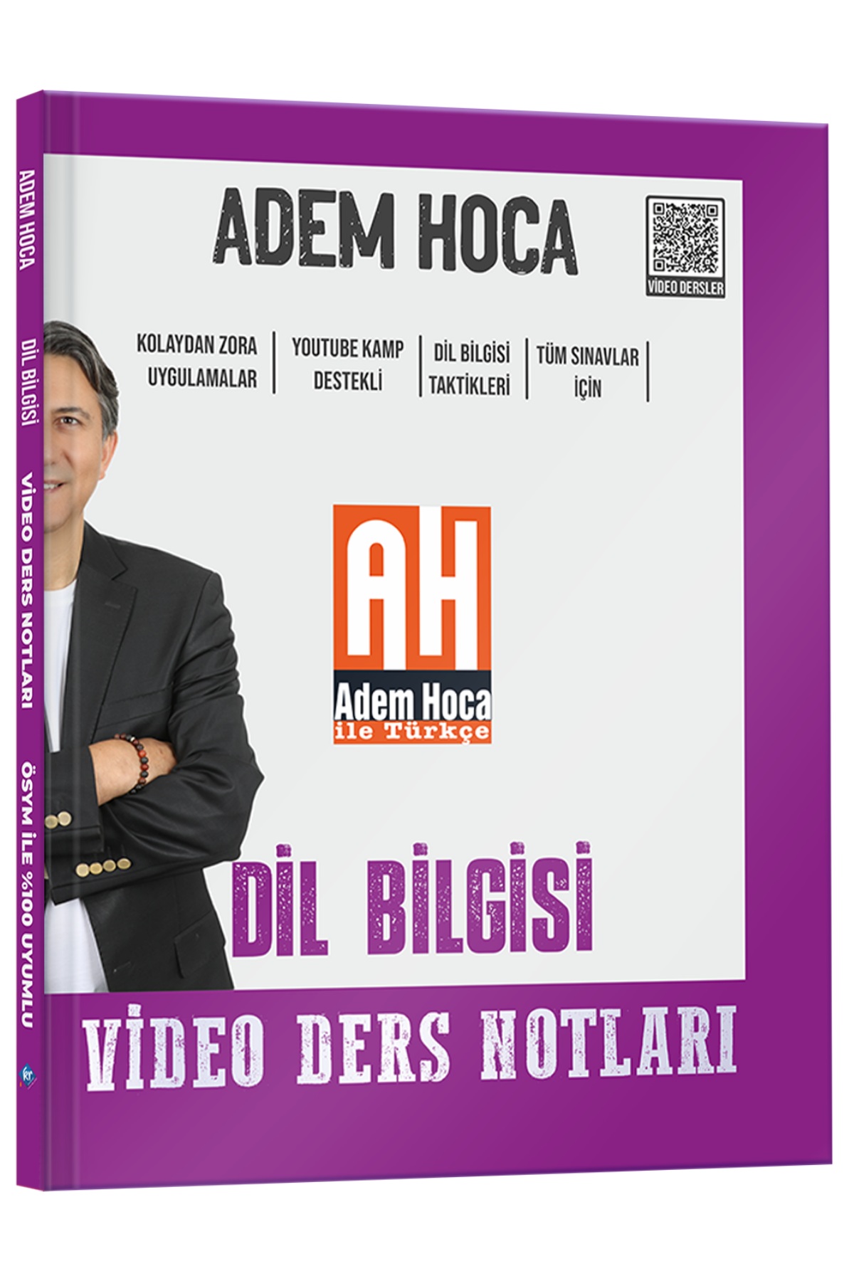 Adem Hoca Tüm Sınavlar İçin Dil Bilgisi Video Ders Kitabı KR Akademi Yayınları Adem Hoca Tüm Sınavlar İçin Dil Bilgisi Video Ders Kitabı KR Akademi Yayınları