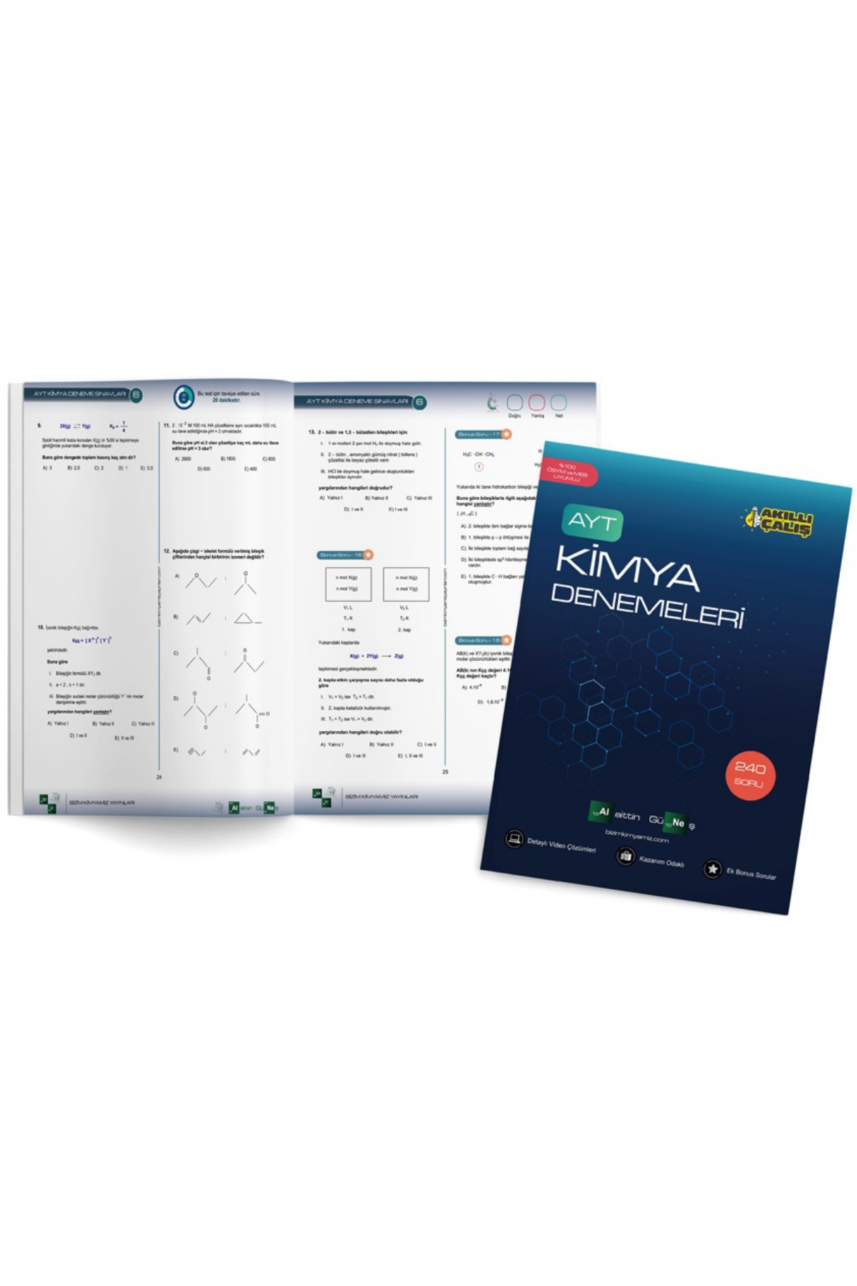 Alaittin Güneş AYT Kimya Denemeleri Alaittin Güneş AYT Kimya Denemeleri