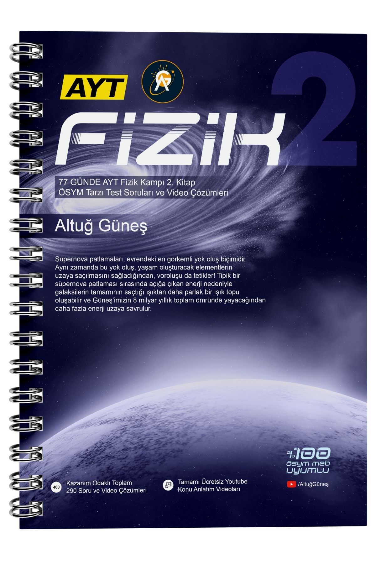 Altuğ Güneş 77 Günde AYT Fizik Kampı 2. Kitap