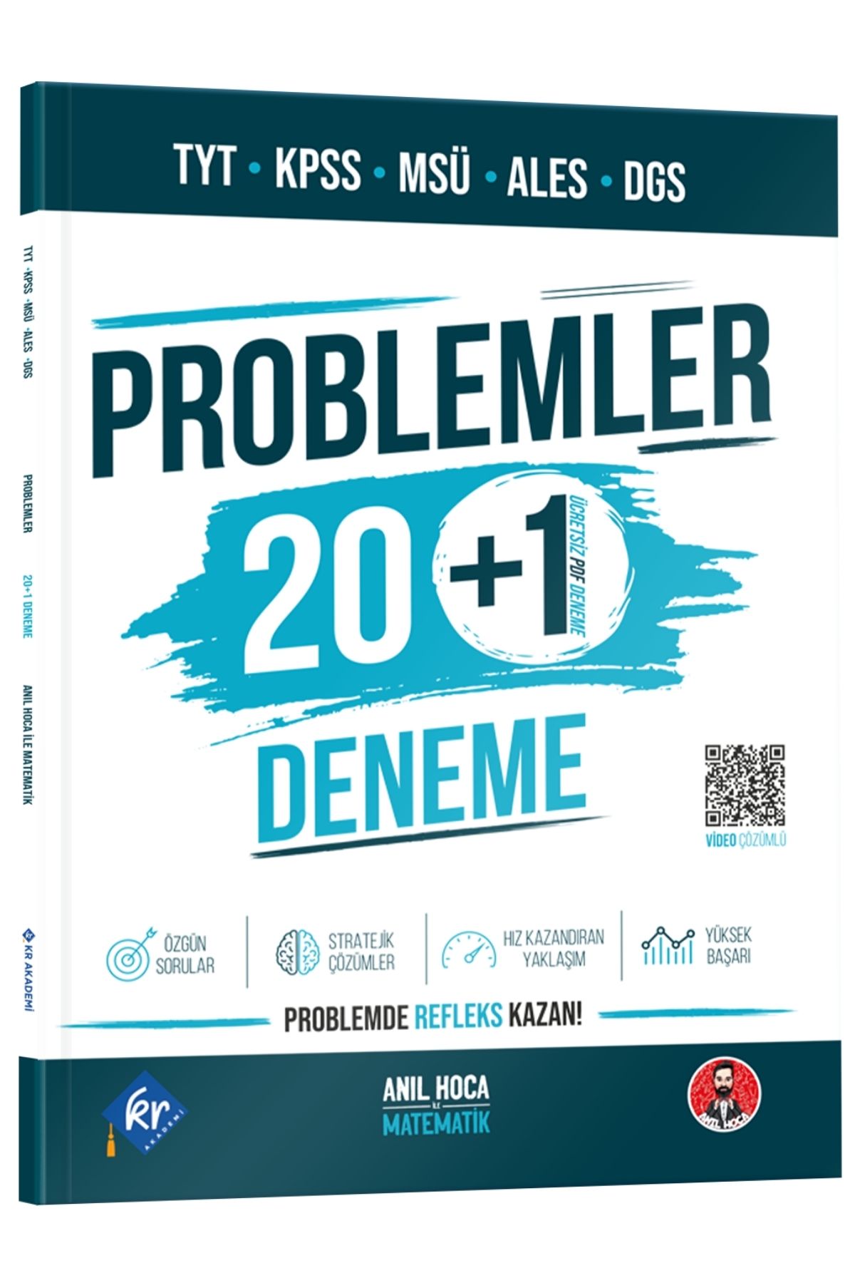 Anıl Hoca TYT KPSS MSÜ ALES DGS Problemler 20+1 Deneme KR Akademi Yayınları Anıl Hoca TYT KPSS MSÜ ALES DGS Problemler 20+1 Deneme KR Akademi Yayınları