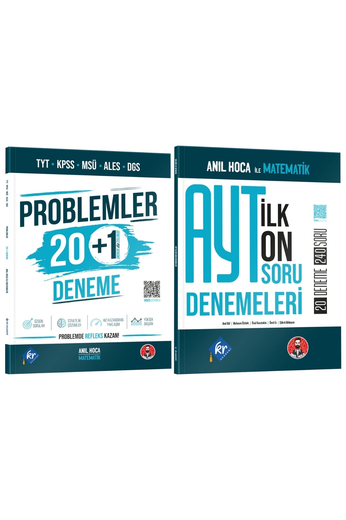 Anıl Hoca TYT KPSS MSÜ ALES DGS Problemler 20+1 ve AYT İlk 10 Soru Denemeleri Seti KR Akademi Yayınları Anıl Hoca TYT KPSS MSÜ ALES DGS Problemler 20+1 ve AYT İlk 10 Soru Denemeleri Seti KR Akademi Yayınları