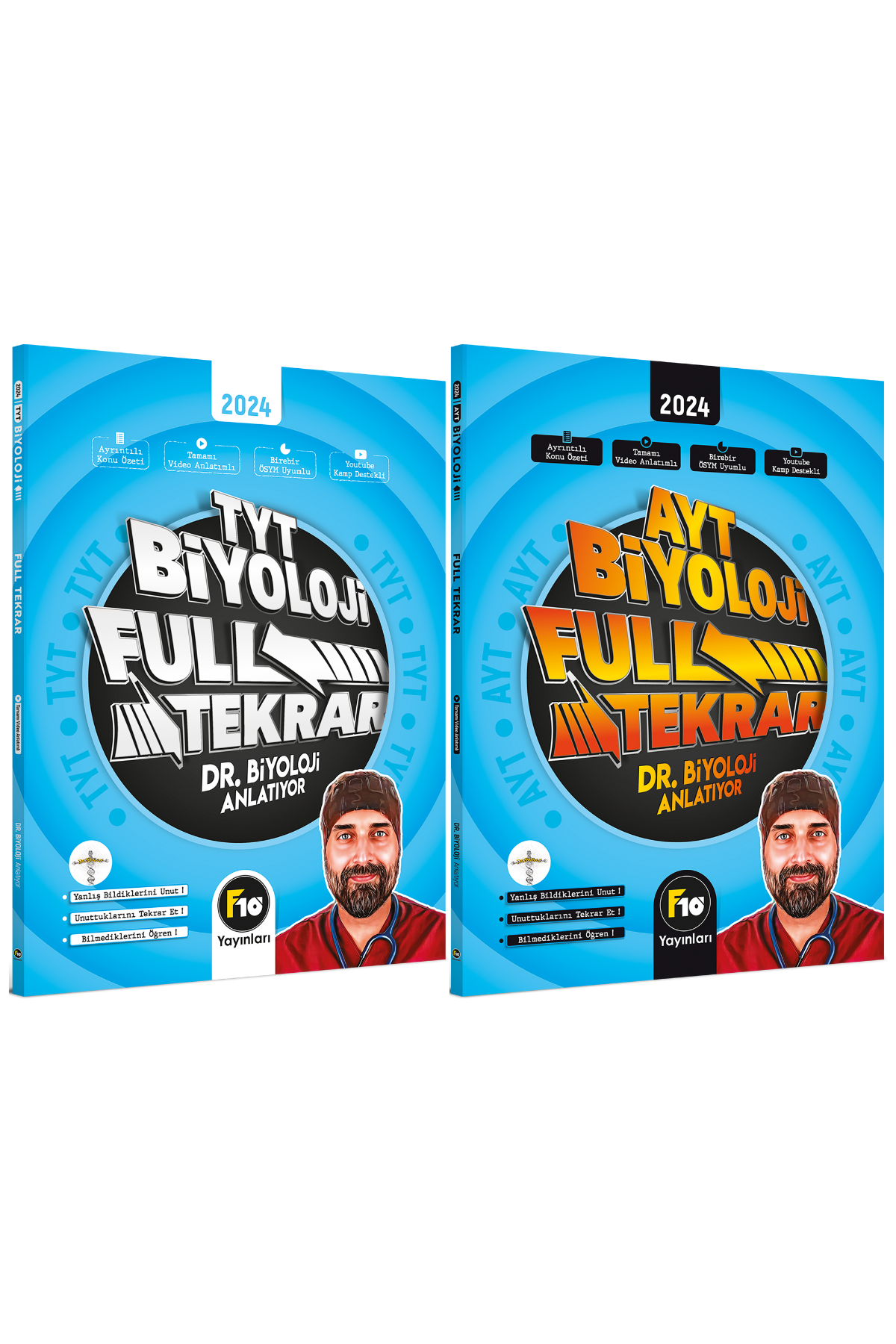 Barış Hoca Dr. Biyoloji TYT-AYT Biyoloji Full Tekrar Video Ders Kitabı Seti