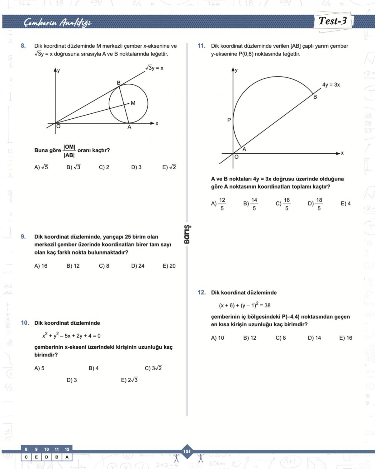 Barış Yayınları Analitik Geometri