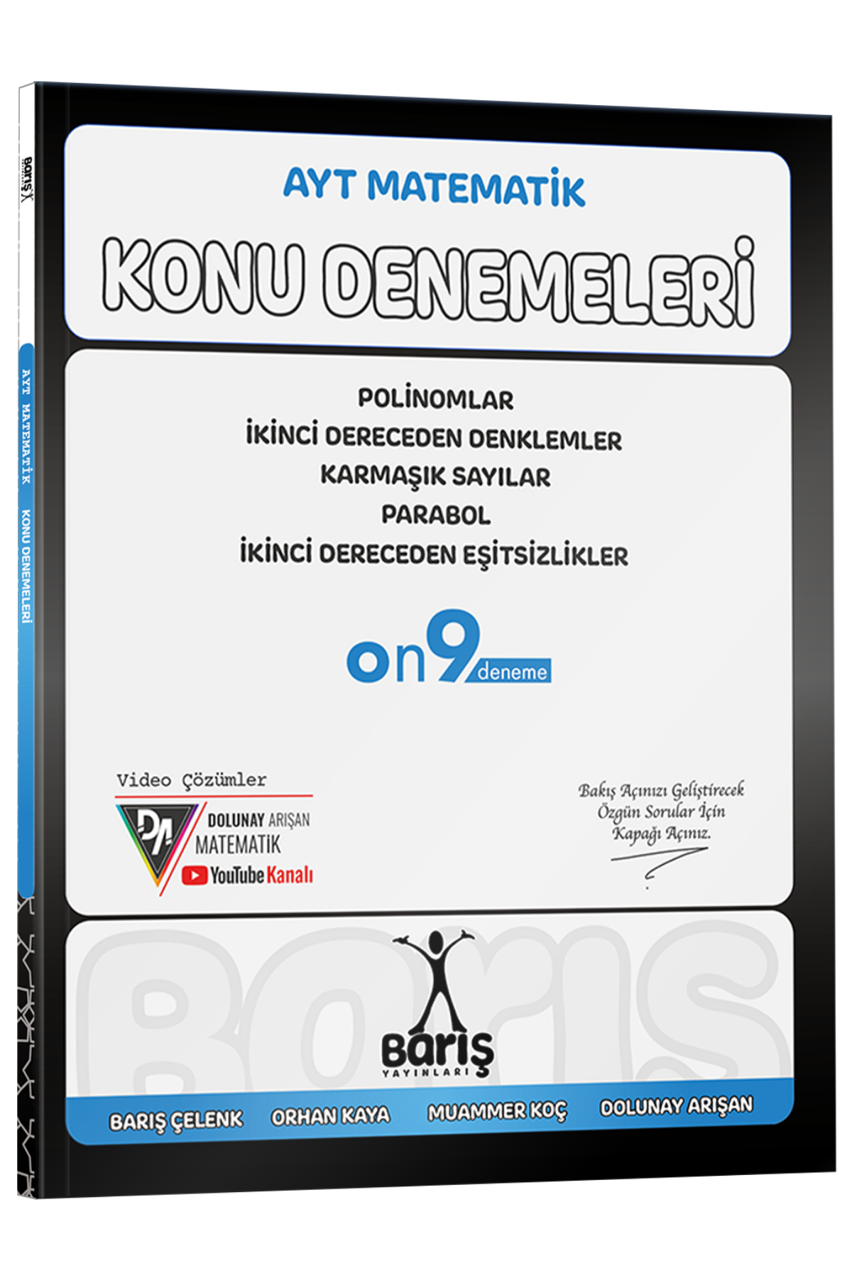 Barış Yayınları AYT Matematik Polinomlar İkinci Dereceden Denklemler - Eşitsizlikler Karmaşık Sayılar Parabol Konu Denemeleri