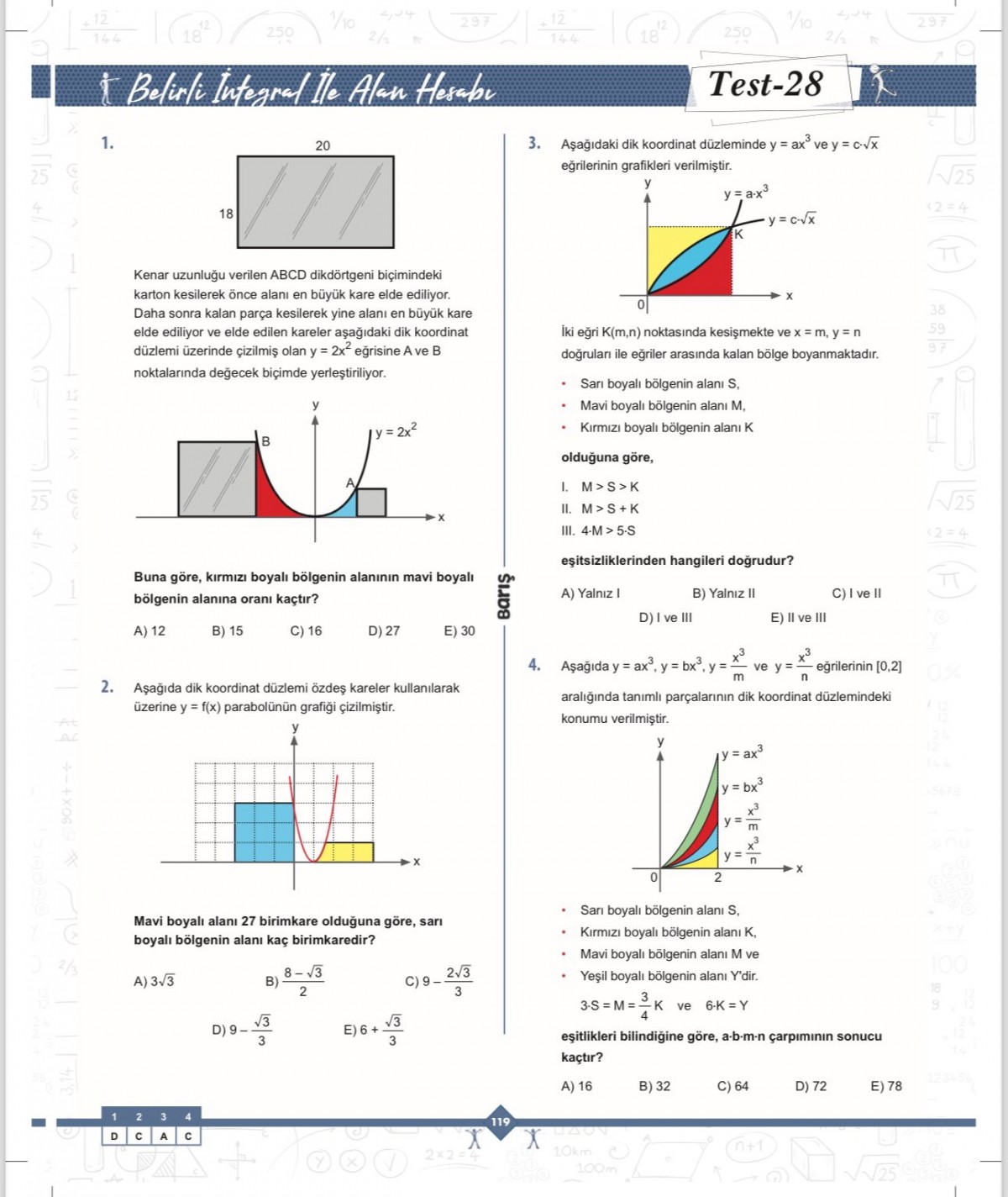 Barış Yayınları İntegral Matematik Fasikülleri Barış Yayınları İntegral Matematik Fasikülleri