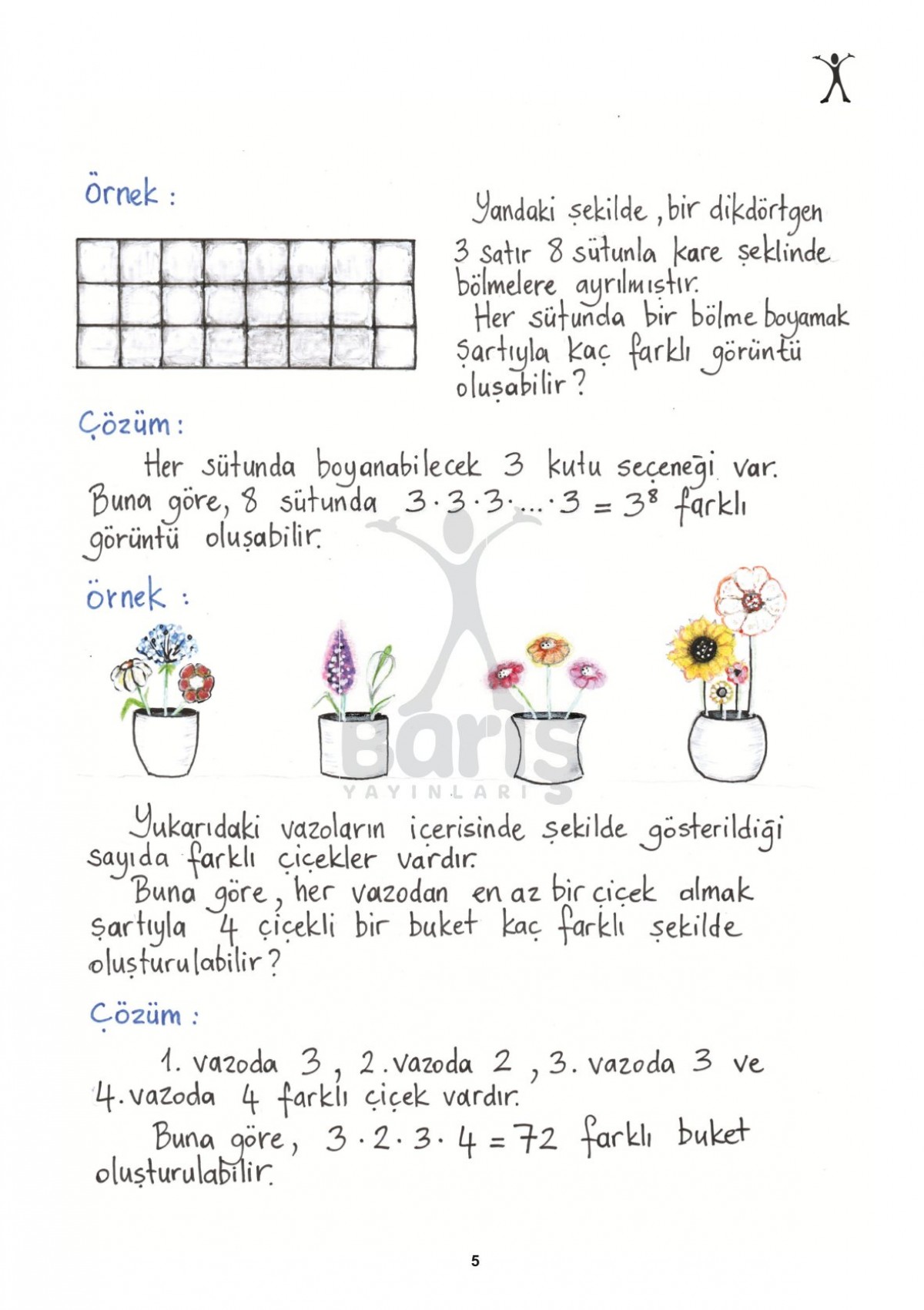 Barış Yayınları Permütasyon Kombinasyon Binom Olasılık Matematik Fasikülleri