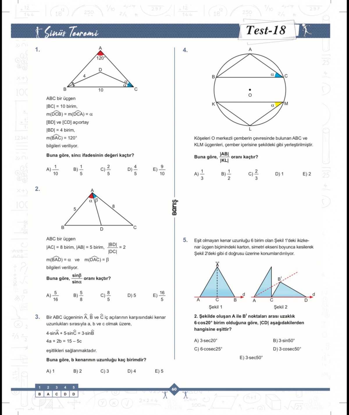 Barış Yayınları Trigonometri Matematik Fasikülleri