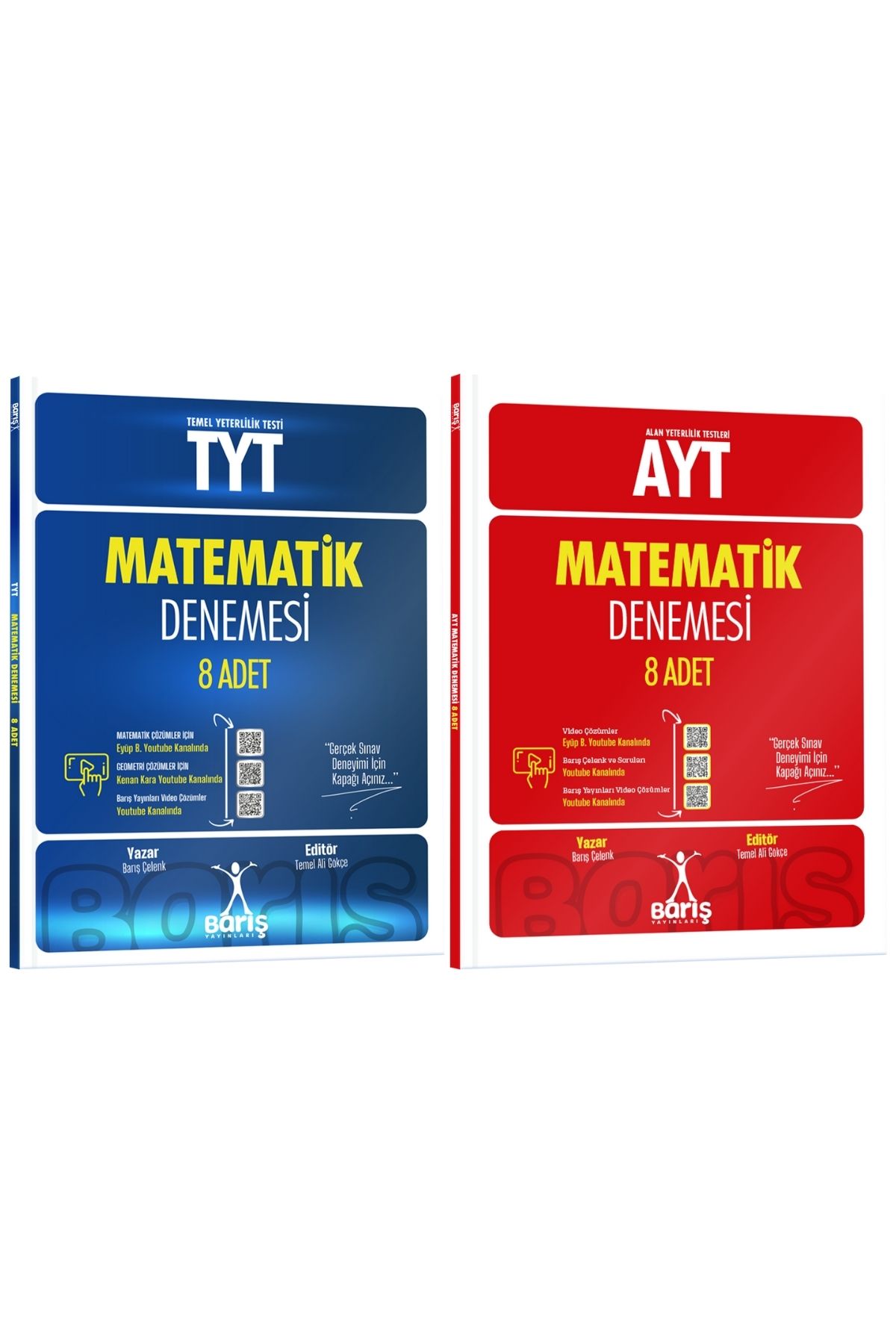 Barış Yayınları TYT - AYT 8+8 Matematik Deneme Seti