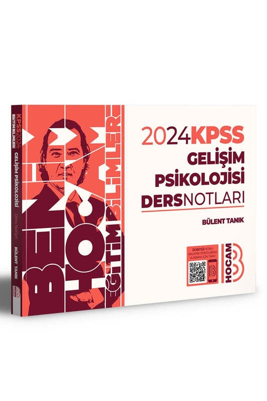 Benim Hocam Yayınları 2024 KPSS Eğitim Bilimleri Gelişim Psikolojisi Video Ders Notları