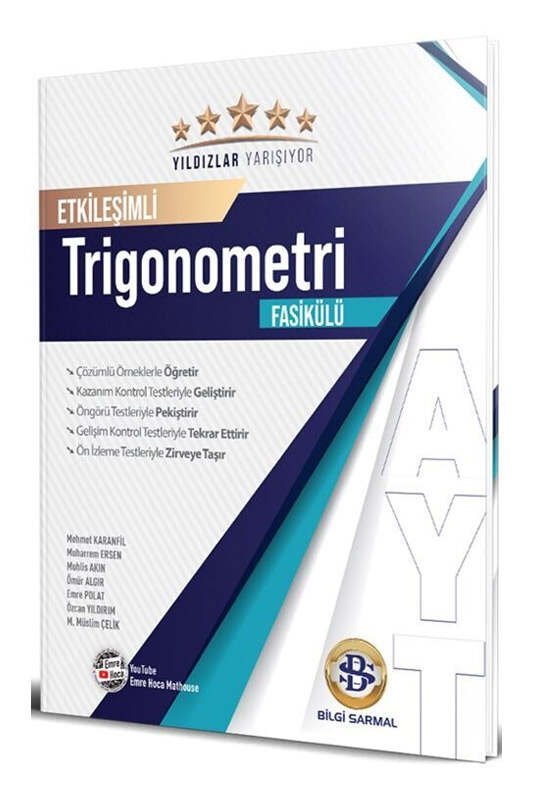 Bilgi Sarmal Yayınları AYT Trigonometri Yıldızlar Yarışıyor Etkileşimli Fasikülü