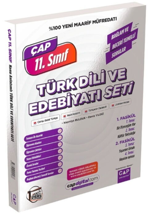 Çap Yayınları 11. Sınıf Türk Dili ve Edebiyatı Maarif Model Set Çap Yayınları 11. Sınıf Türk Dili ve Edebiyatı Maarif Model Set