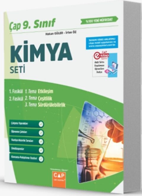 Çap Yayınları 9. Sınıf Fen Lisesi Kimya Seti