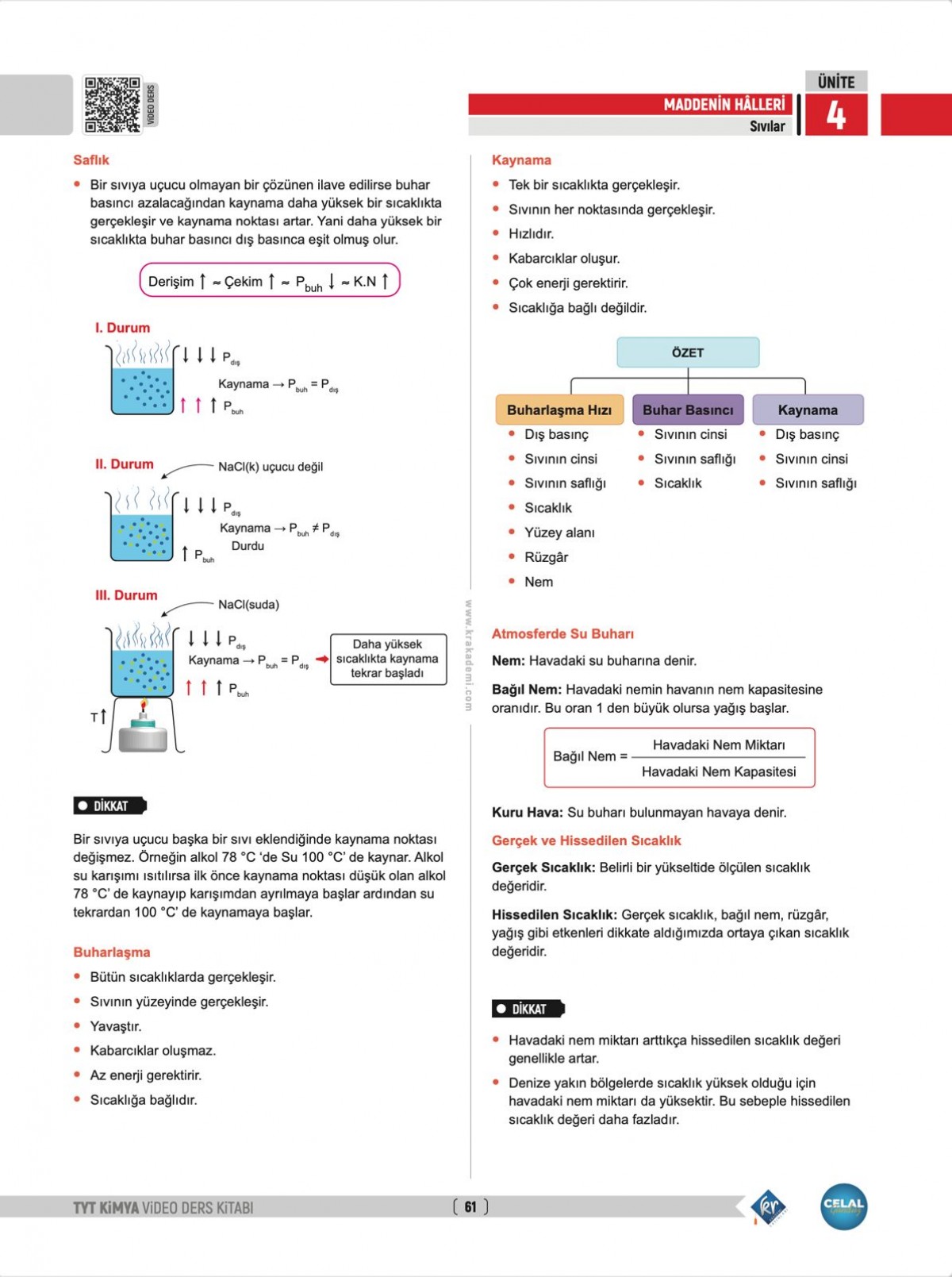 Celal Hoca TYT Kimya Video Ders Kitabı KR Akademi Yayınları Celal Hoca TYT Kimya Video Ders Kitabı KR Akademi Yayınları