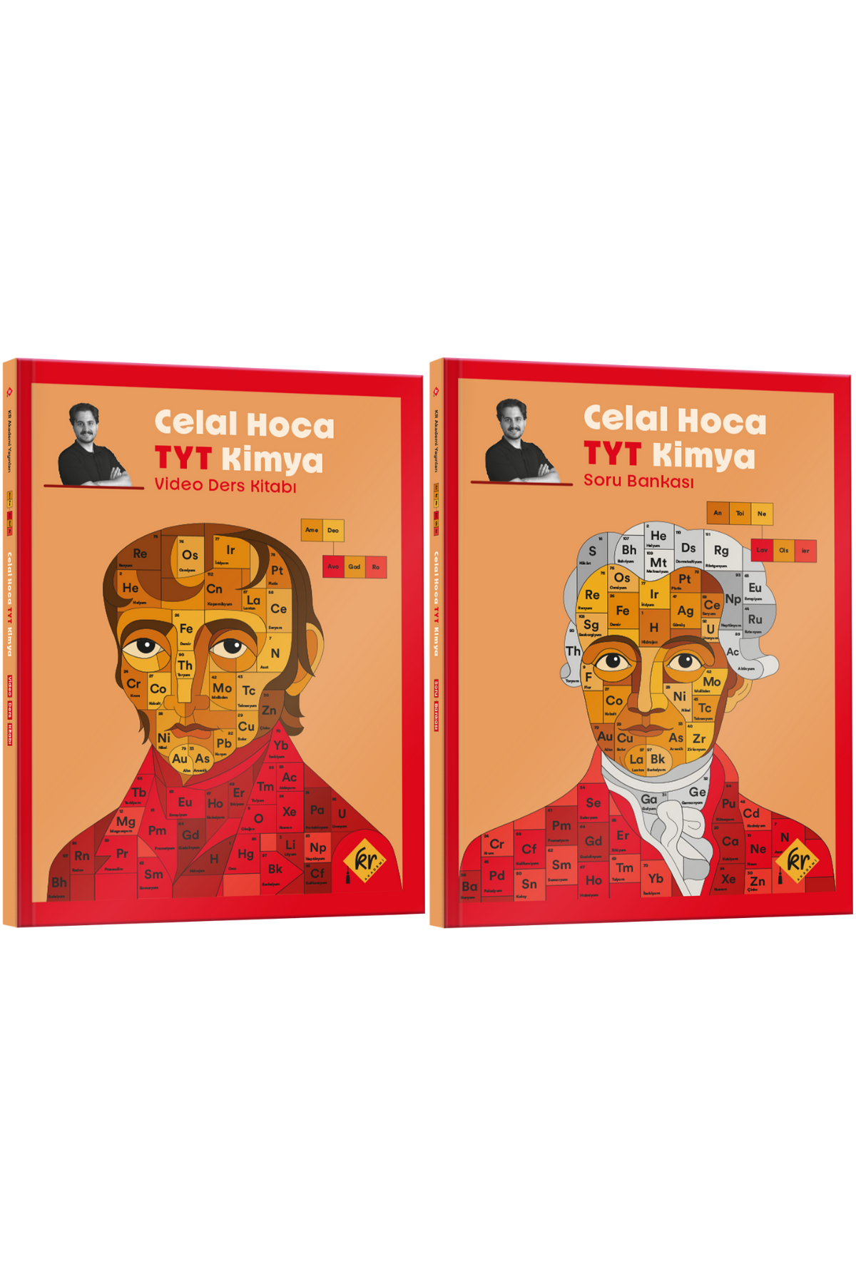 Celal Hoca TYT Kimya Video Ders Kitabı ve Soru Bankası Seti KR Akademi Yayınları Celal Hoca TYT Kimya Video Ders Kitabı ve Soru Bankası Seti KR Akademi Yayınları