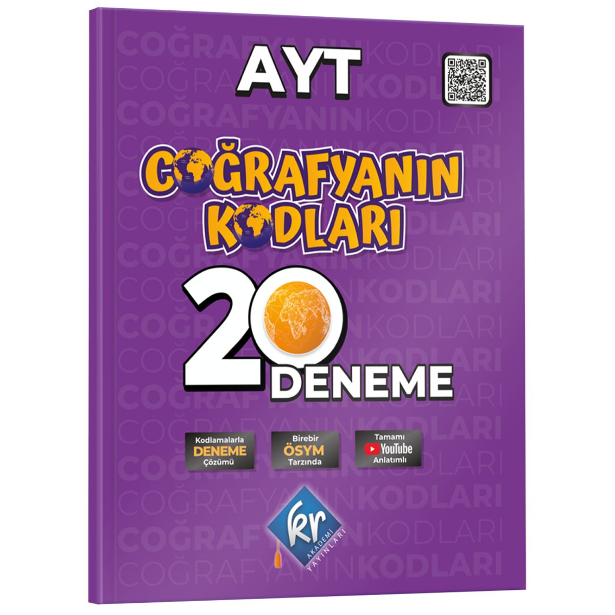 Coğrafyanın Kodları AYT Coğrafya Çözümlü 20 Deneme KR Akademi