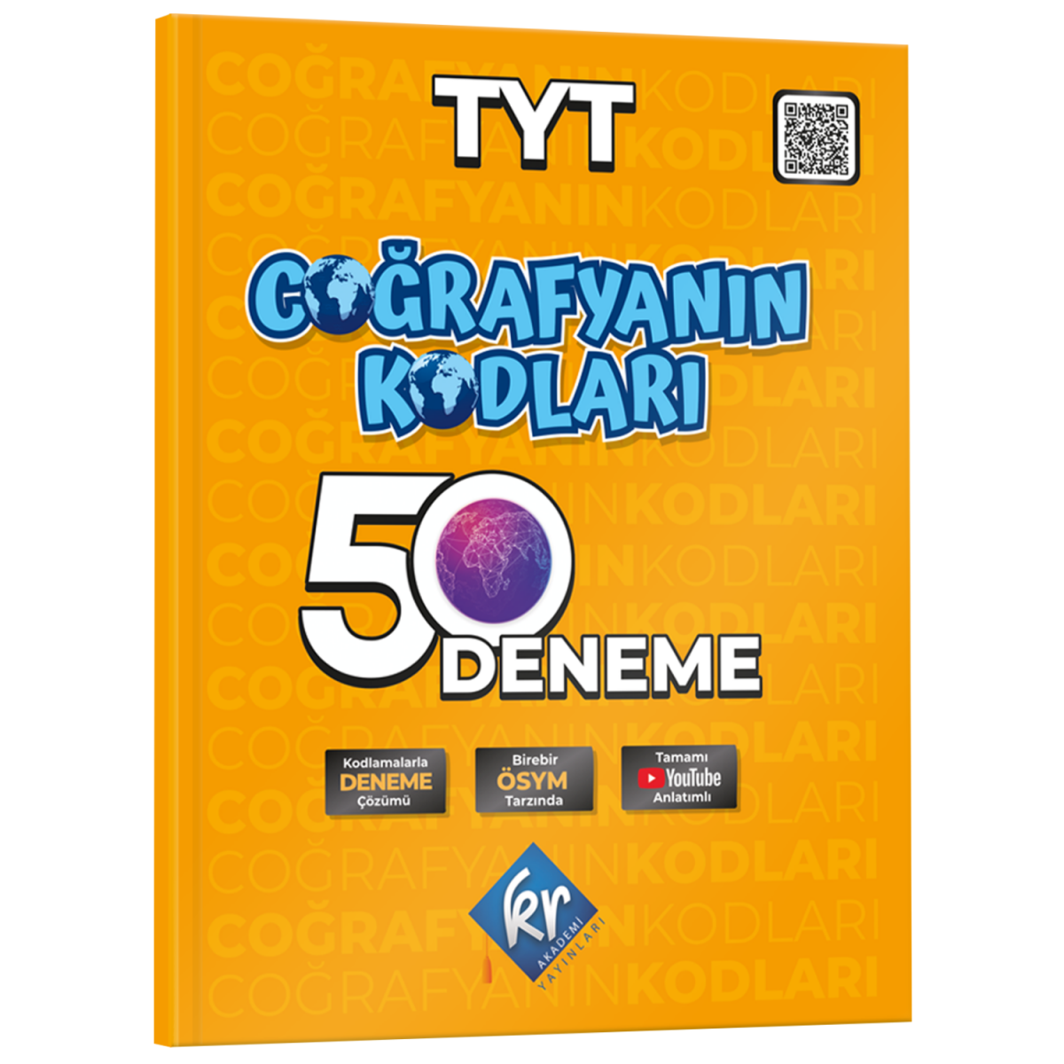 Coğrafyanın Kodları TYT Coğrafya Çözümlü 50 Deneme KR Akademi