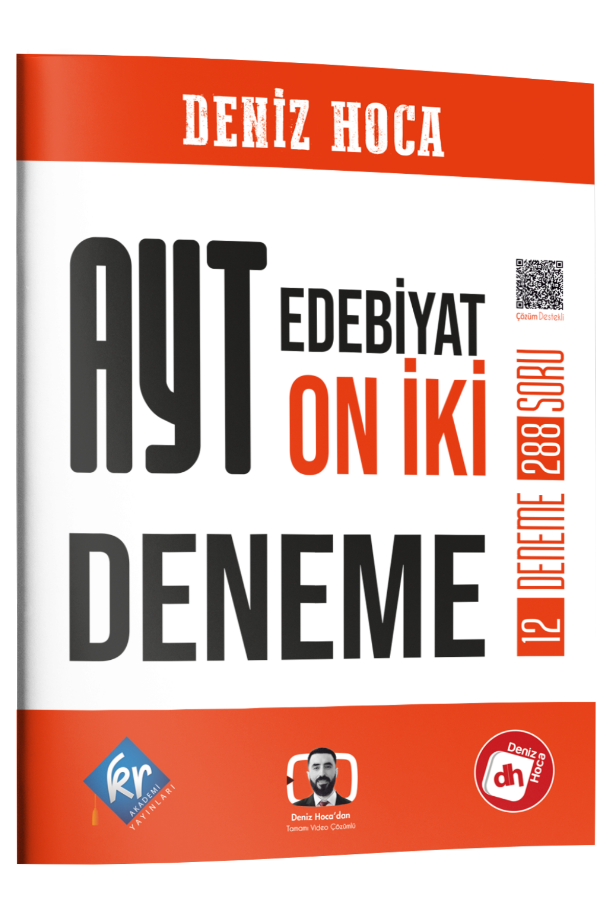 Deniz Hoca AYT Edebiyat 12 Deneme KR Akademi Yayınları