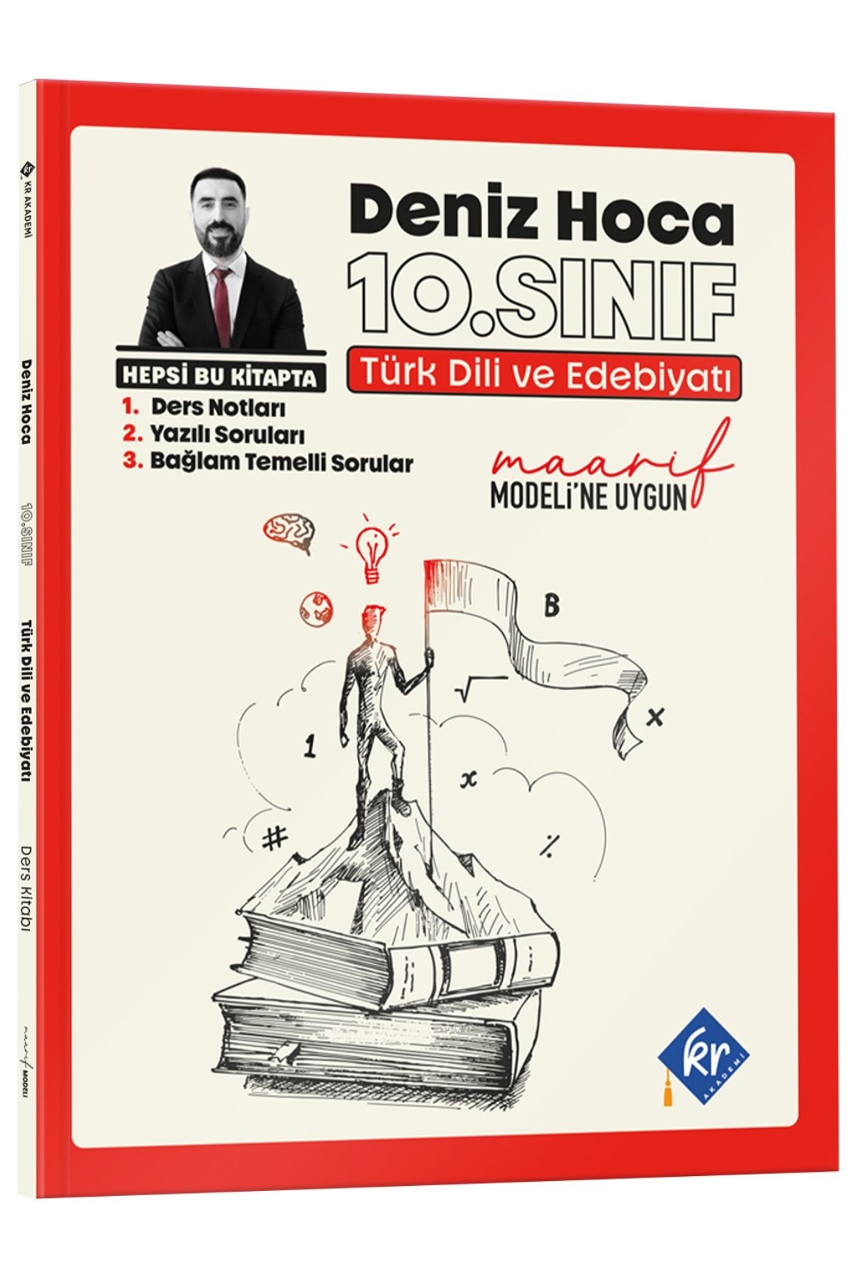 Deniz Hoca Maarif Modeli 10. Sınıf Türk Dili ve Edebiyatı Konu Anlatım ve Yazılı Soruları Kitabı KR Akademi Yayınları Deniz Hoca Maarif Modeli 10. Sınıf Türk Dili ve Edebiyatı Konu Anlatım ve Yazılı Soruları Kitabı KR Akademi Yayınları