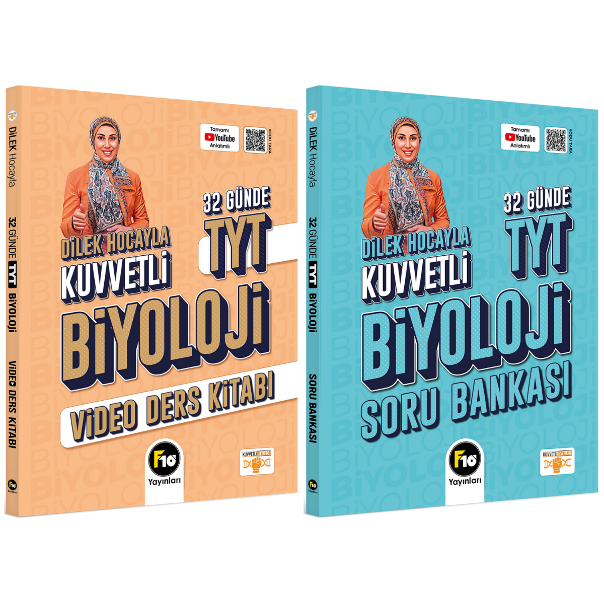 Dilek Hocayla 32 Günde TYT Biyoloji Video Ders Kitabı & Soru Bankası Seti
