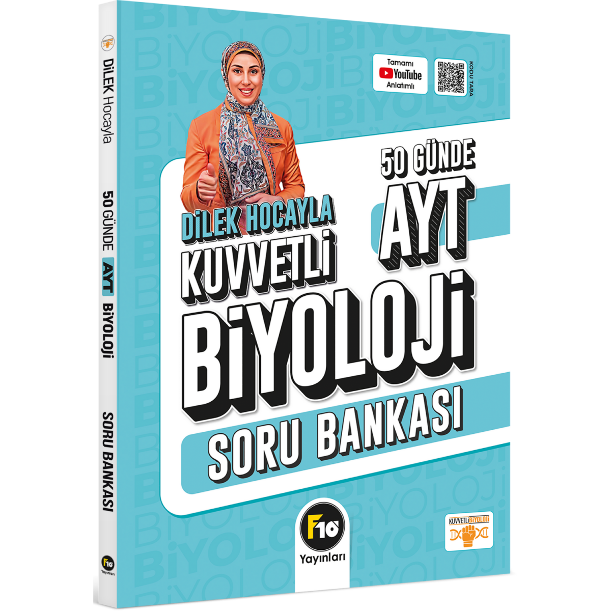 Dilek Hocayla 50 Günde AYT Biyoloji Soru Bankası F10 Yayınları