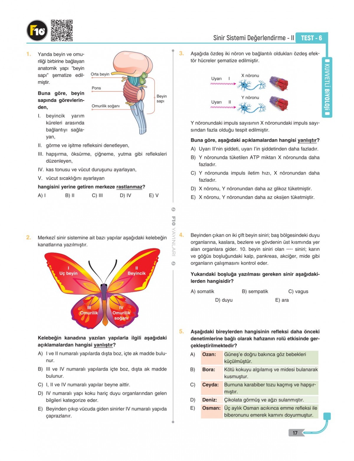 Dilek Hocayla 50 Günde AYT Biyoloji Soru Bankası F10 Yayınları Dilek Hocayla 50 Günde AYT Biyoloji Soru Bankası F10 Yayınları