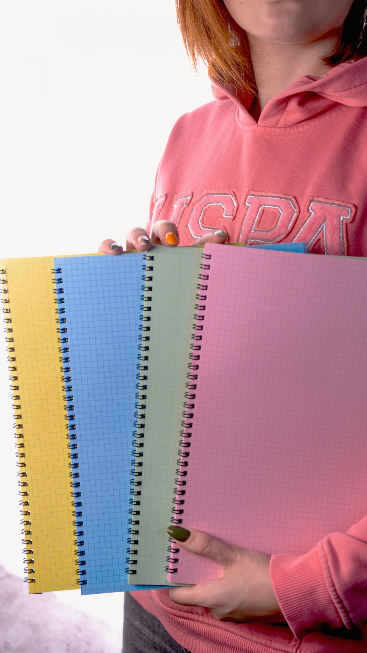 Dream Notes 4 Farklı Renk Kareli A4 Defter Seti