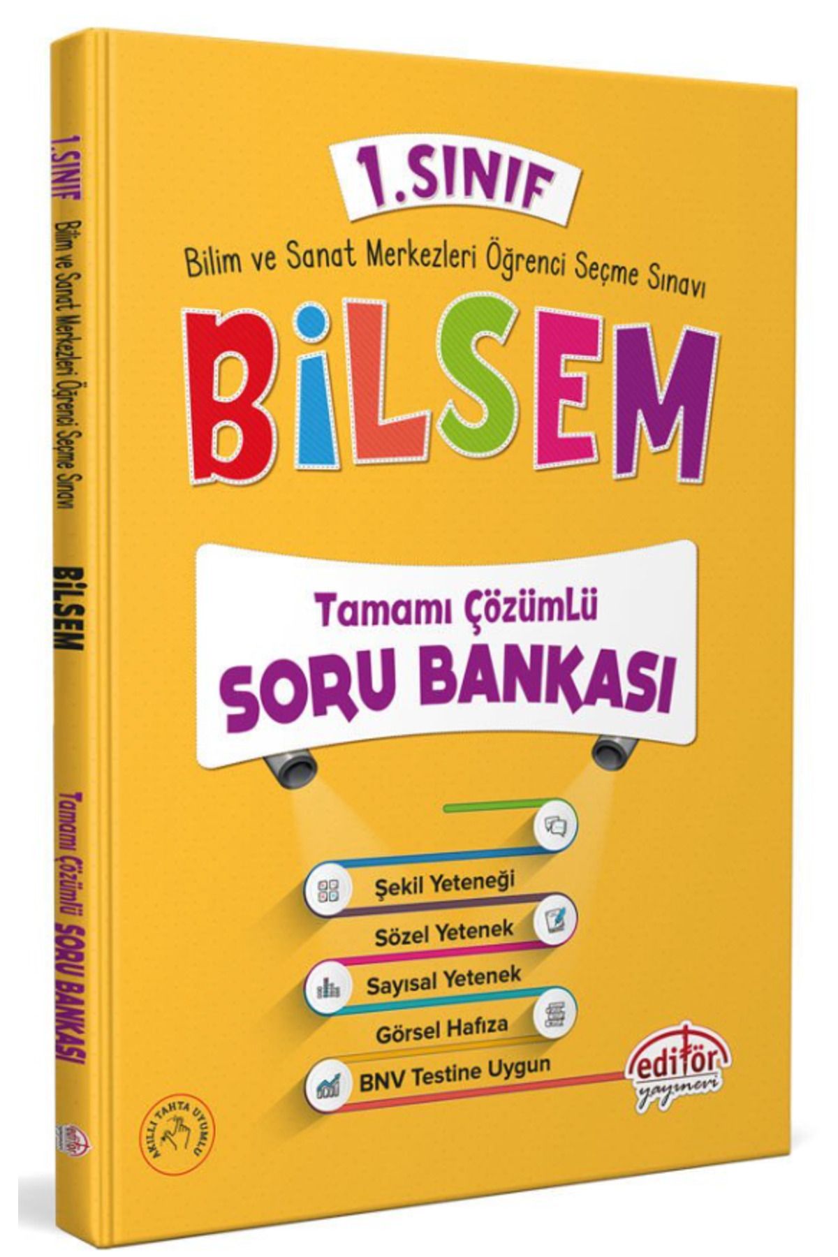 Editör 1. Sınıf Bilsem Konu Soru Deneme Şekil Yeteneği Seti Yeni 2023,