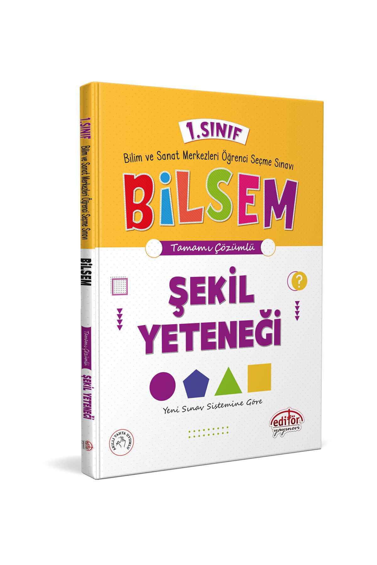 Editör 1. Sınıf Bilsem Konu Soru Deneme Şekil Yeteneği Seti Yeni 2023,