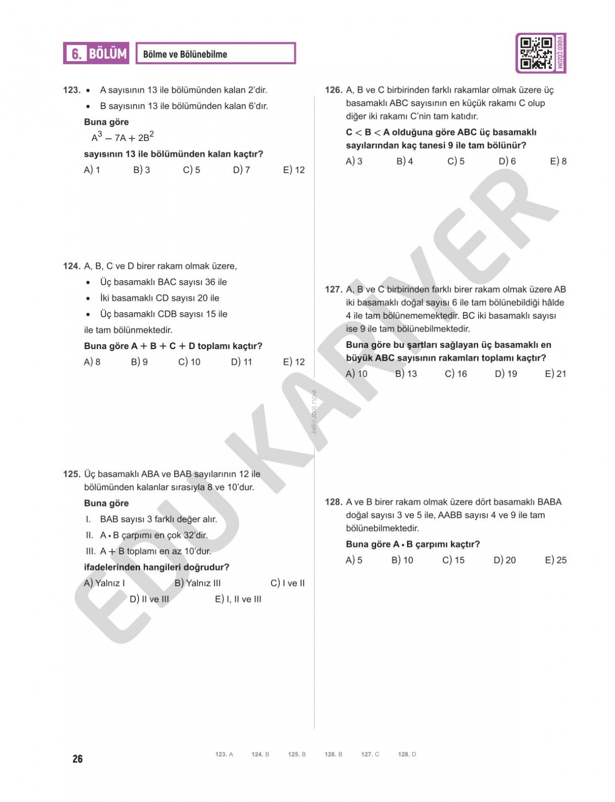 Edu Kariyer Mert Hoca 2026 KPSS Genel Yetenek Matematik Son Tekrar 555 Soru
