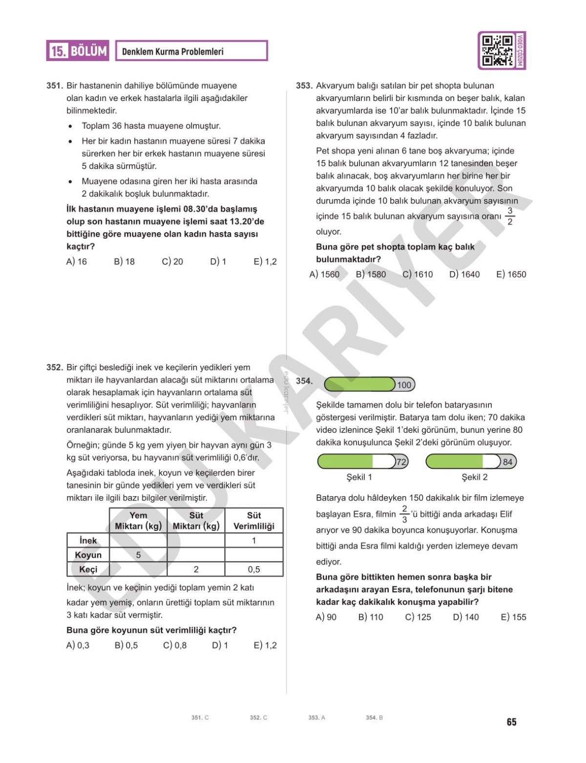 Edu Kariyer Mert Hoca 2026 KPSS Genel Yetenek Matematik Son Tekrar 555 Soru
