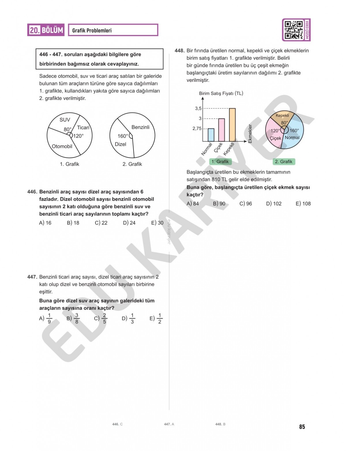 Edu Kariyer Mert Hoca 2026 KPSS Genel Yetenek Matematik Son Tekrar 555 Soru