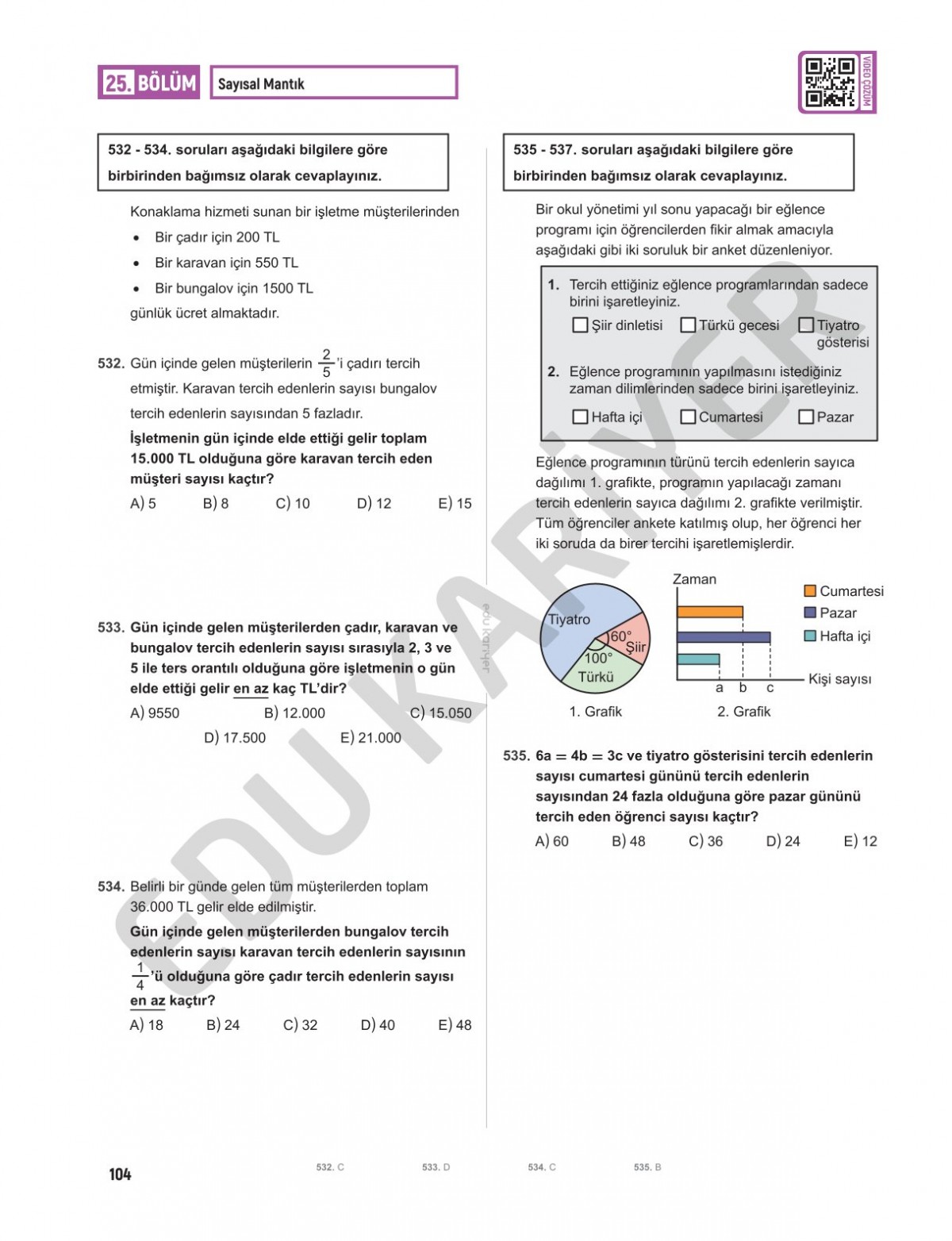 Edu Kariyer Mert Hoca 2026 KPSS Genel Yetenek Matematik Son Tekrar 555 Soru