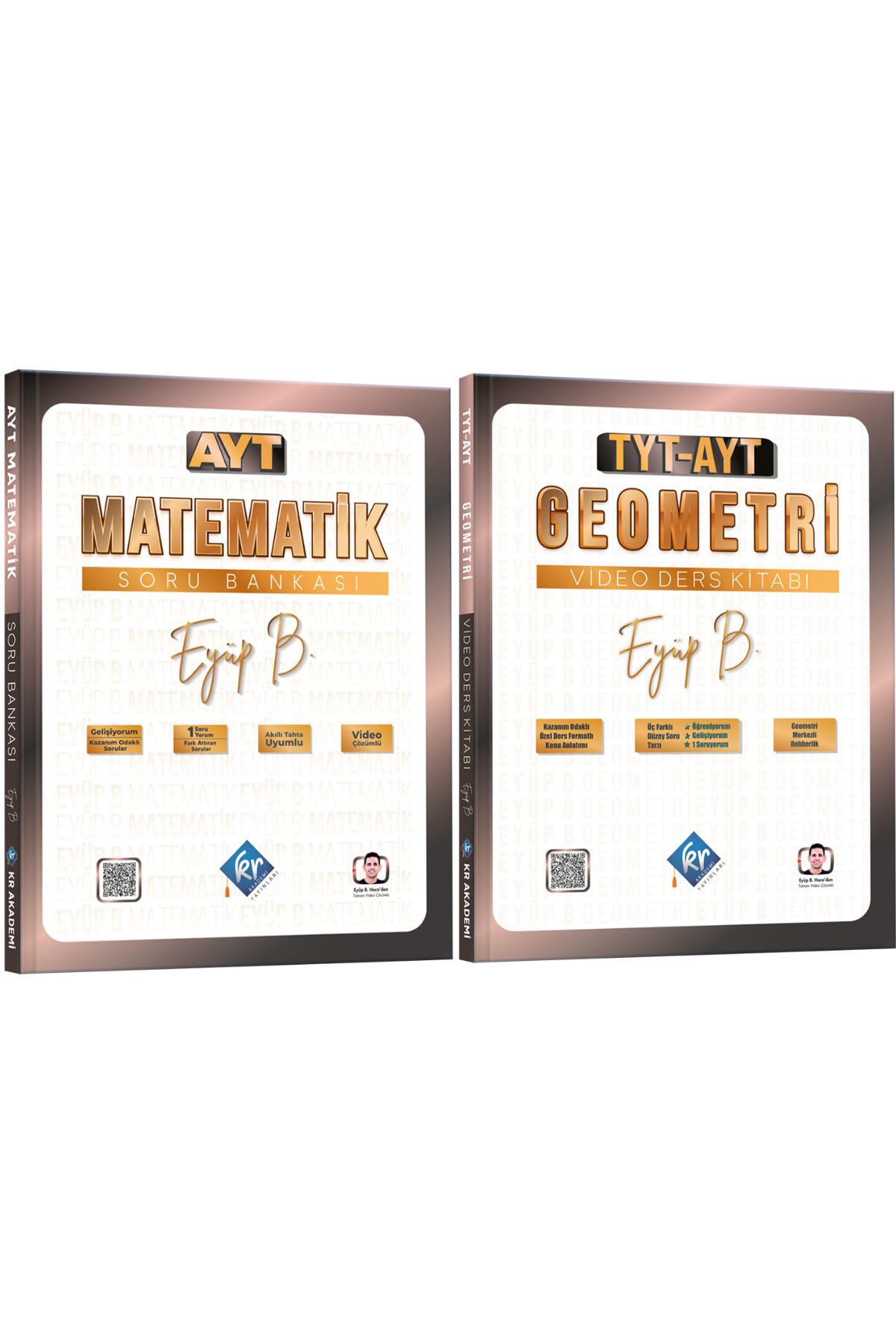 Eyüp B. AYT Matematik Soru Bankası & TYT AYT Geometri Video Ders Kitabı Seti