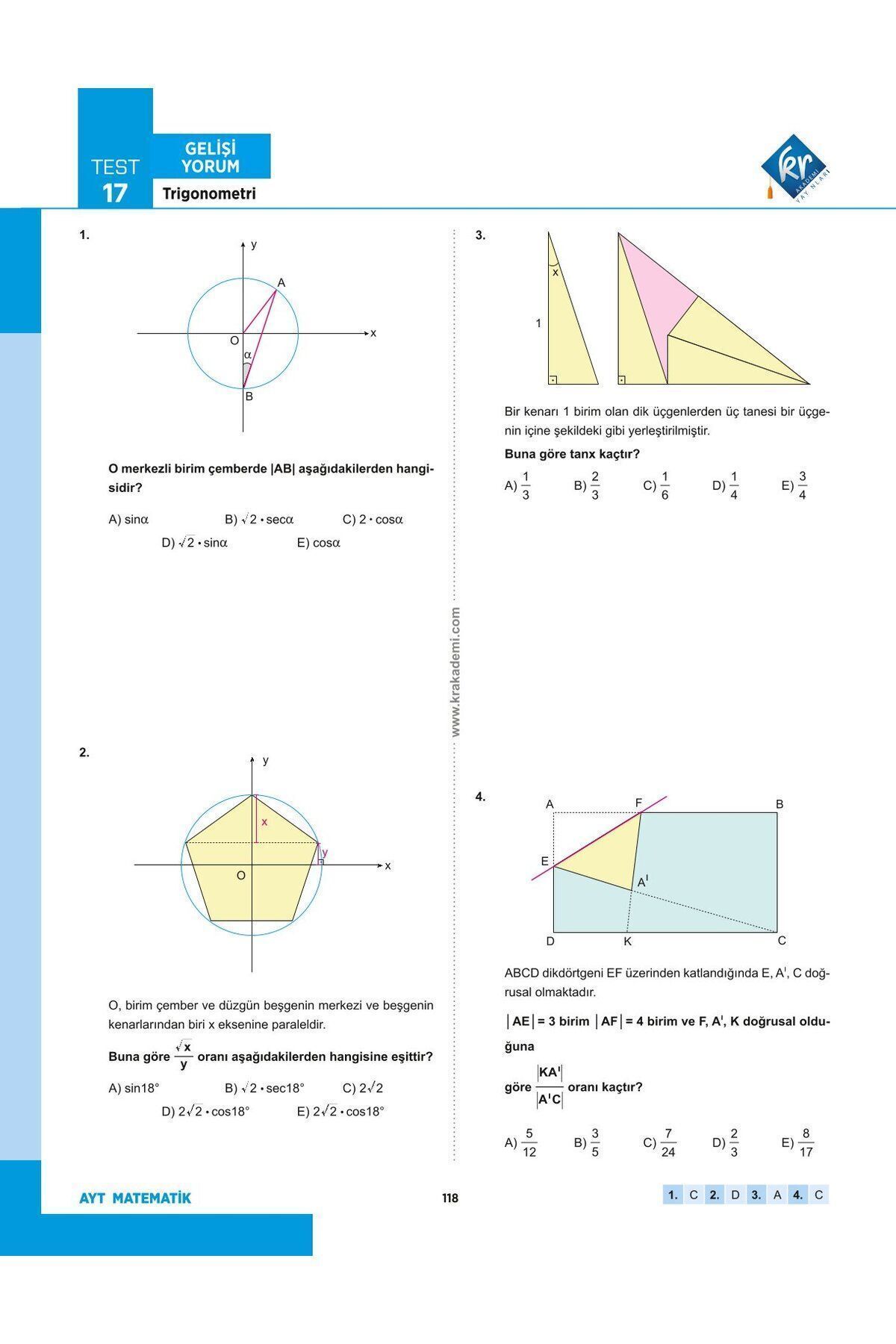 Eyüp B. AYT Matematik Soru Bankası