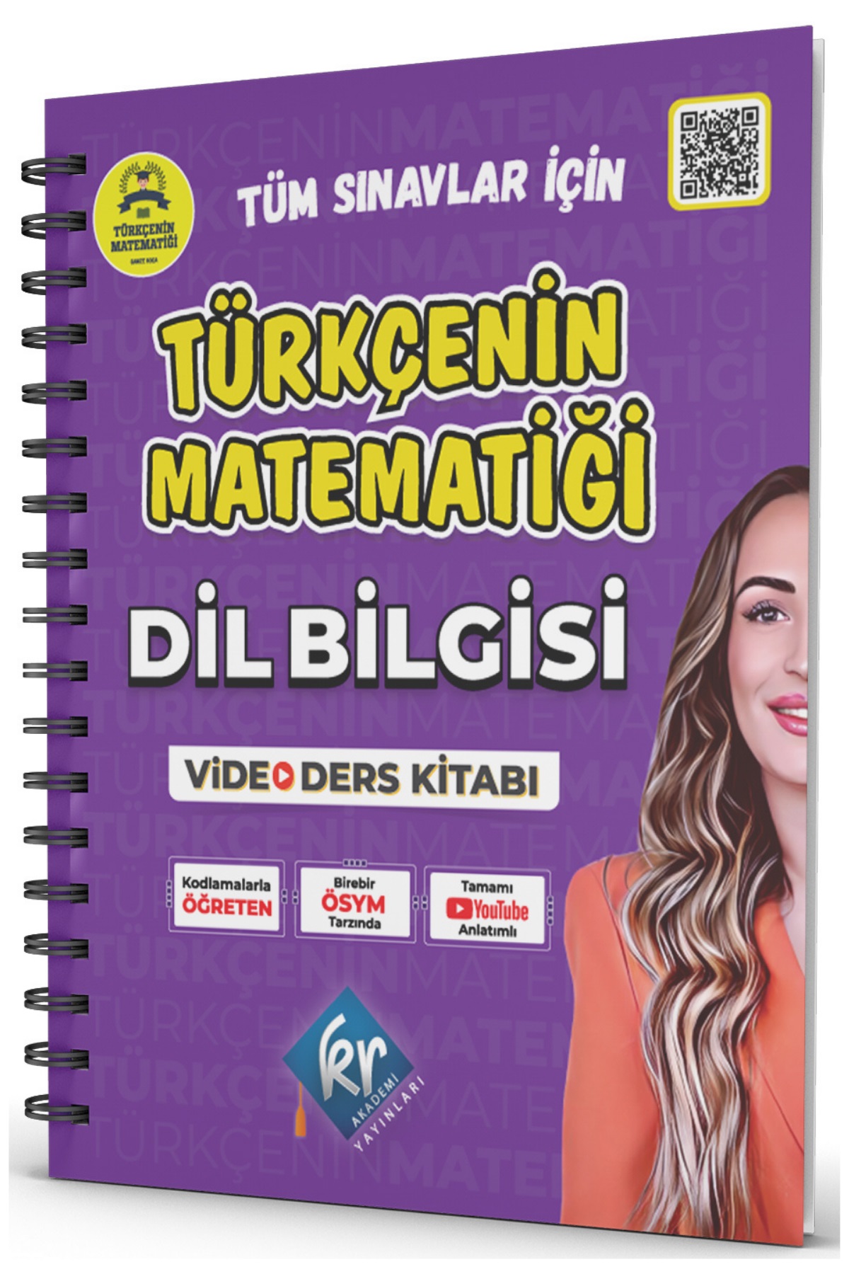 Gamze Hoca Türkçenin Matematiği Tüm Sınavlar İçin Dil Bilgisi Video Ders Kitabı & Soru Bankası Seti (Spiralli)